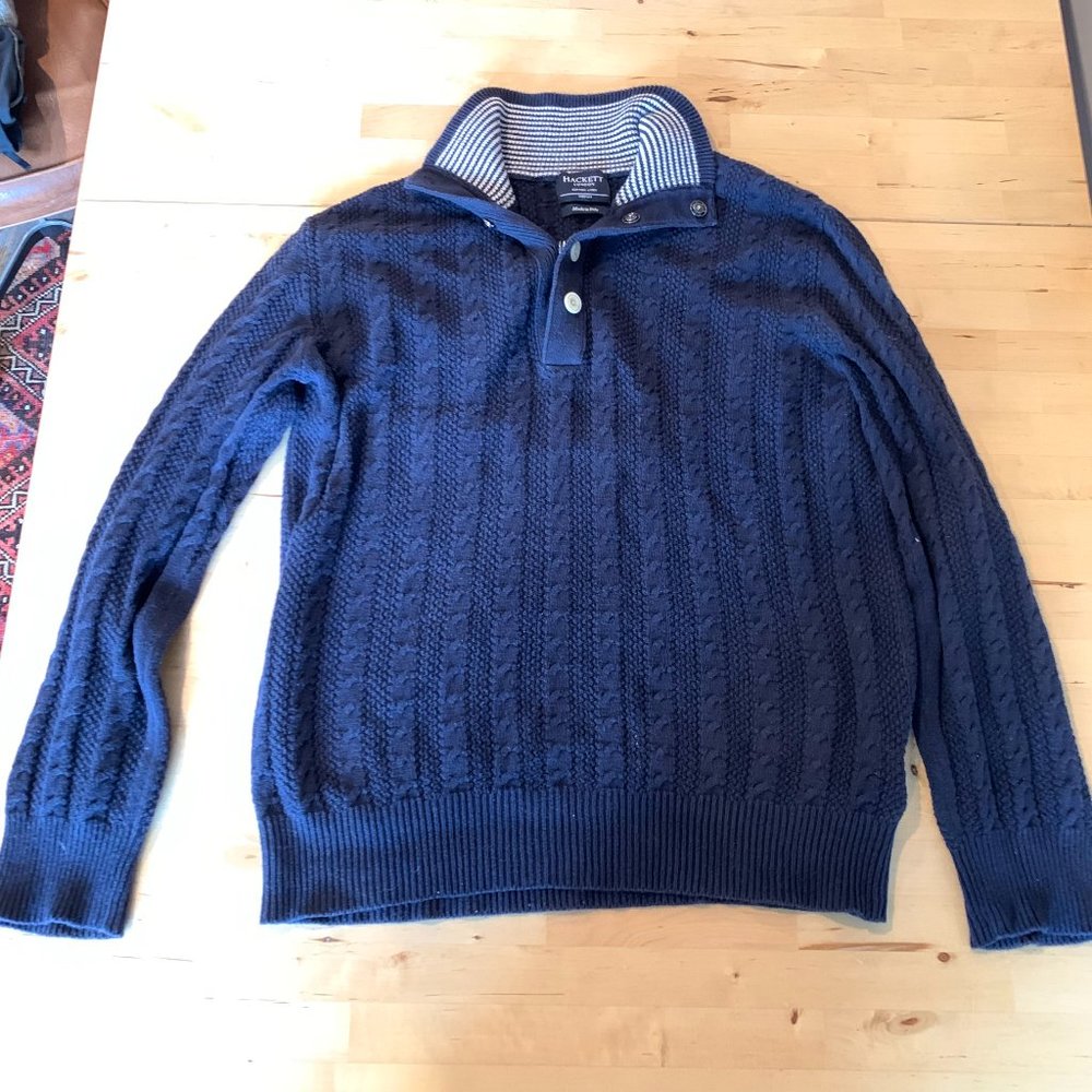 Hackett London Cable Knit Sweater